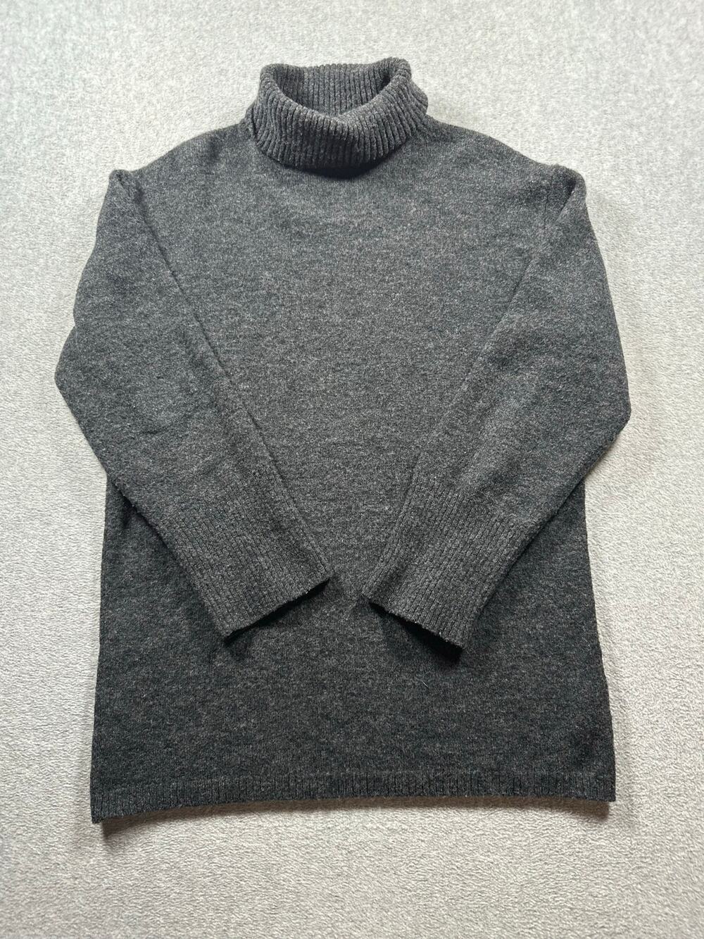 & Other Stories Stockholm Atelier Pullover Sweater Womens Medium Gray Turtleneck